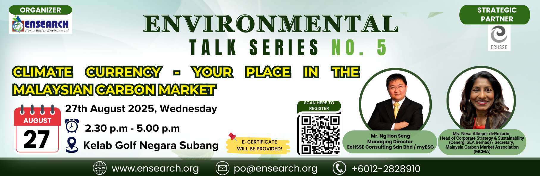 Banner Environmental Talk Series No 5